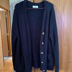 Zenana popcorn chunky button sweater